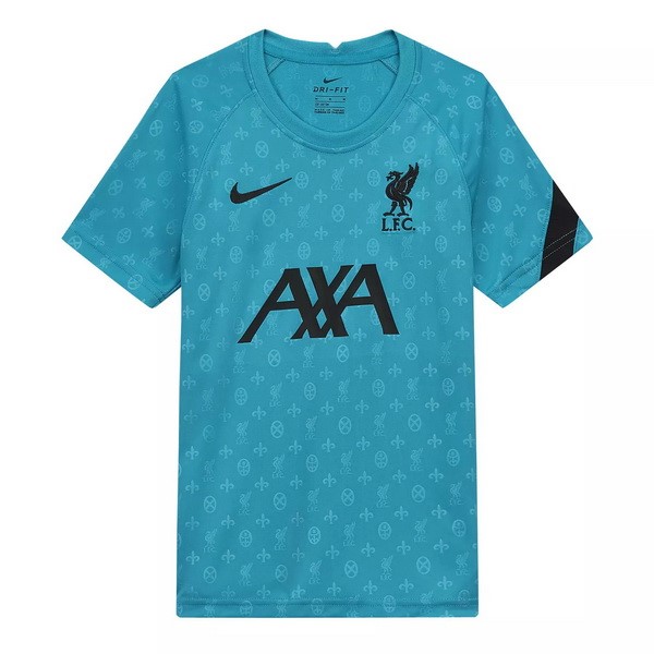 Trainingsshirt Liverpool 2020-21 Blau Fussballtrikots Günstig